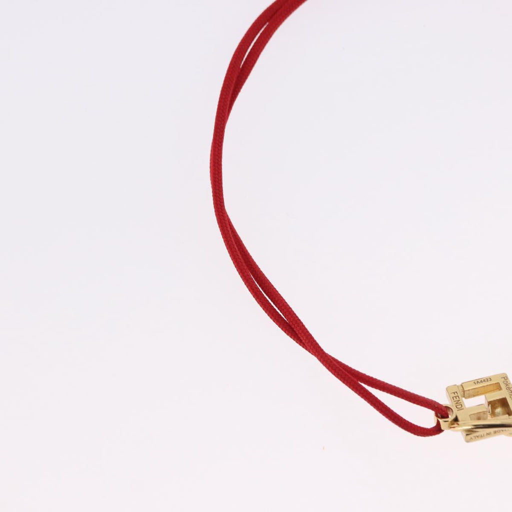 FENDI FENDI x FRGMT x POKEMON Dratini Bracelet Metal Red Gold Tone Auth 167464SM