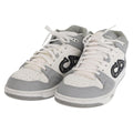 Christian Dior Trotter Canvas Dribble Low Top Sneakers B57 Gray Auth 169910M