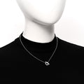18K White Gold Diamond Finesse Pendant Necklace