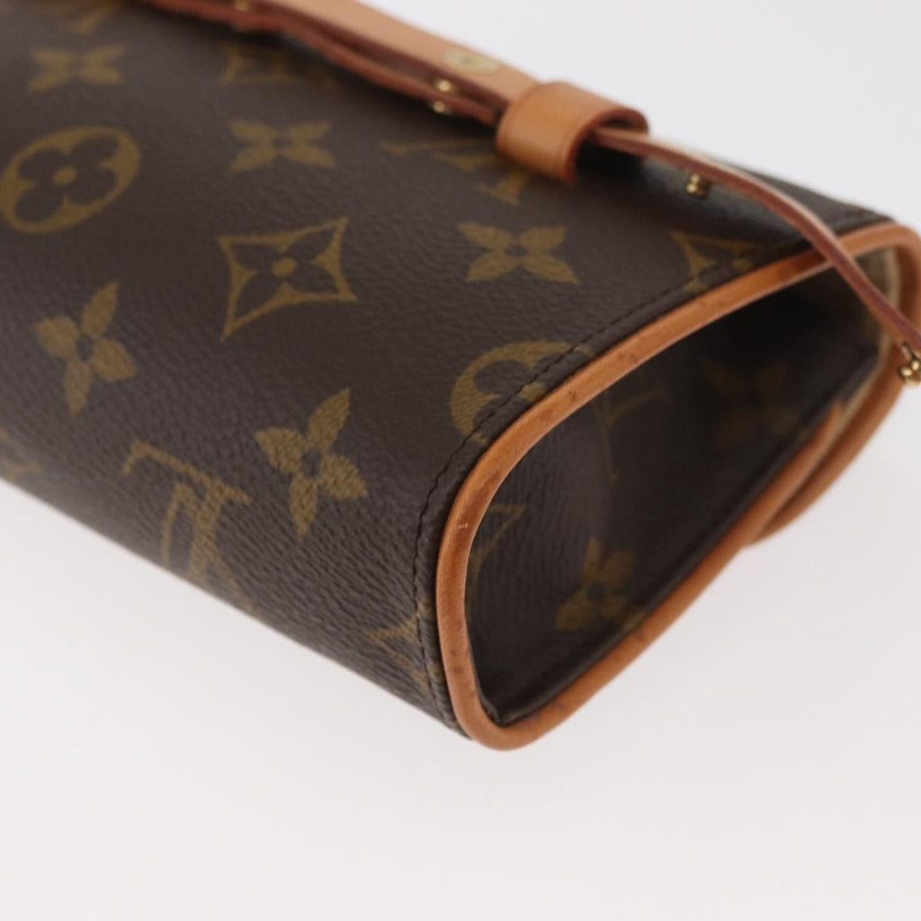 LOUIS VUITTON Monogram Pochette Florentine Waist bag M51855 LV Auth 175033A