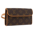 LOUIS VUITTON Monogram Pochette Florentine Waist bag M51855 LV Auth 175033A