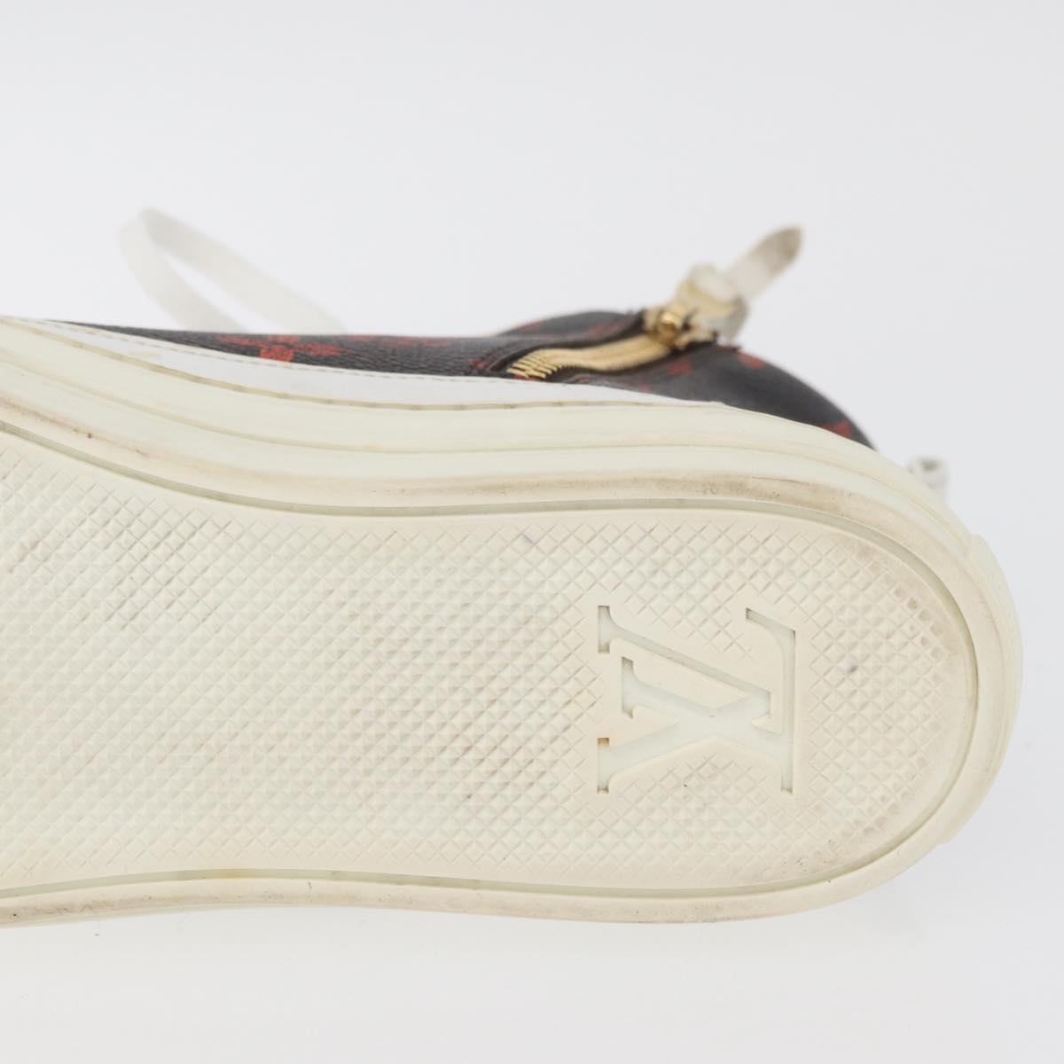 LOUIS VUITTON Catgram Stellar Line Sneakers LV Auth 176071M