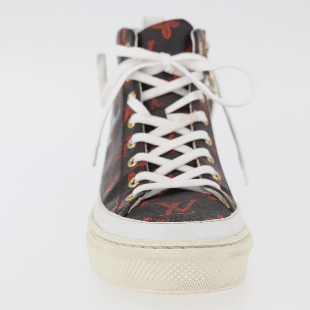 LOUIS VUITTON Catgram Stellar Line Sneakers LV Auth 176071M