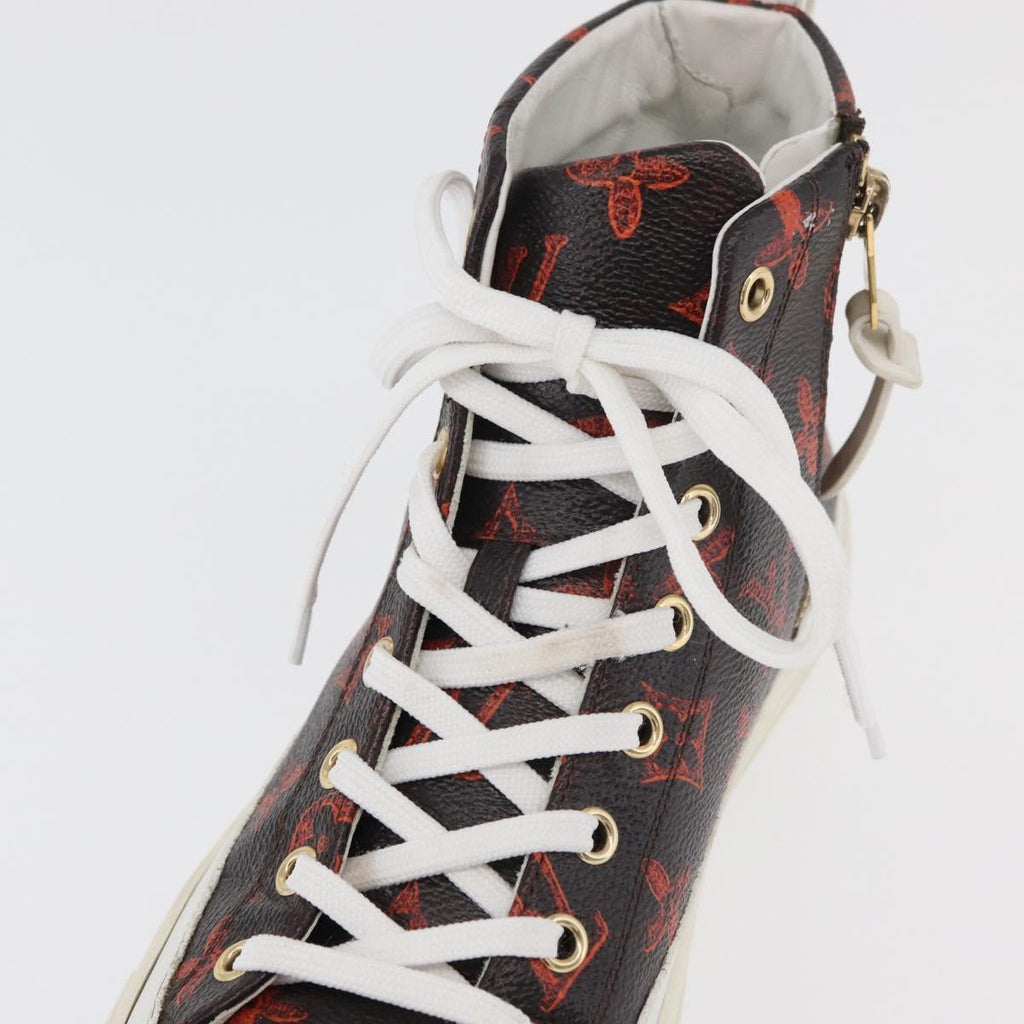 LOUIS VUITTON Catgram Stellar Line Sneakers LV Auth 176071M