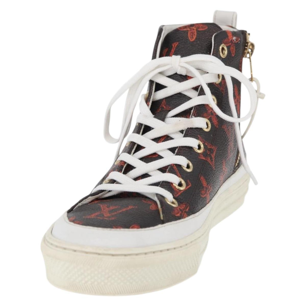 LOUIS VUITTON Catgram Stellar Line Sneakers LV Auth 176071M