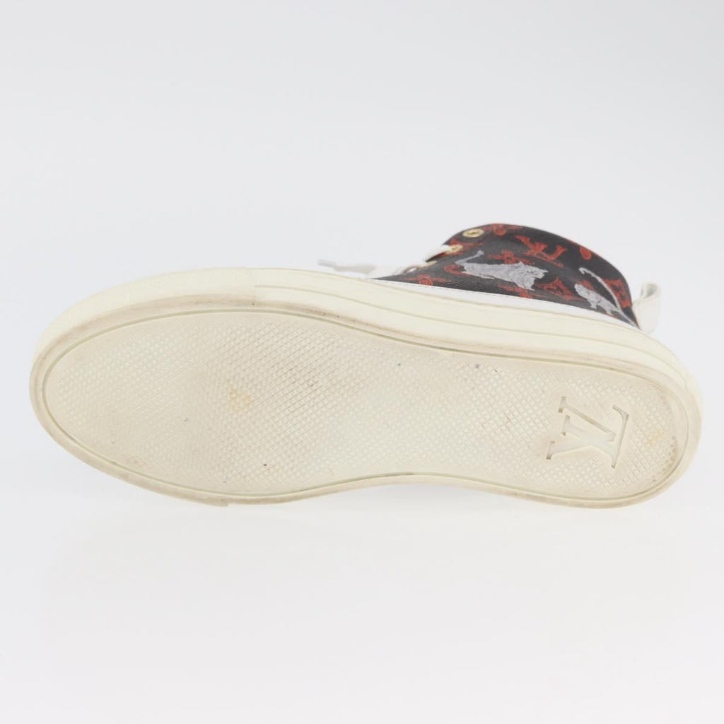 LOUIS VUITTON Catgram Stellar Line Sneakers LV Auth 176071M