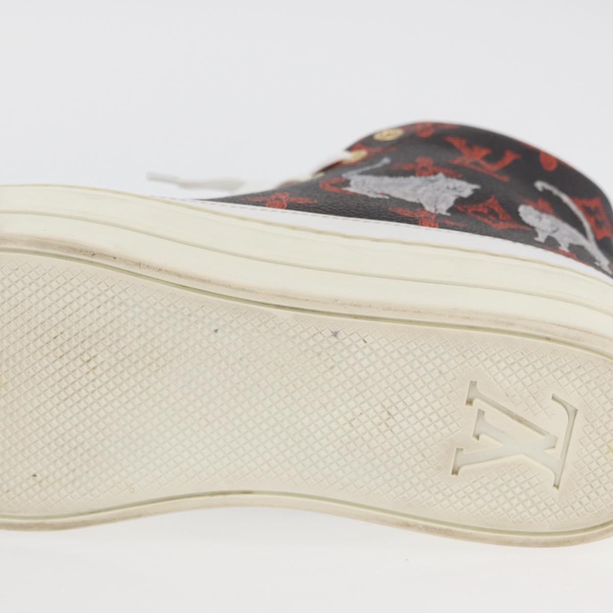LOUIS VUITTON Catgram Stellar Line Sneakers LV Auth 176071M