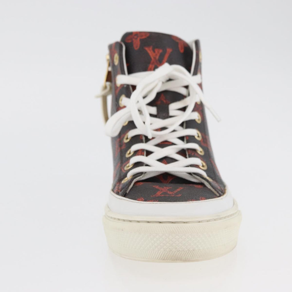 LOUIS VUITTON Catgram Stellar Line Sneakers LV Auth 176071M