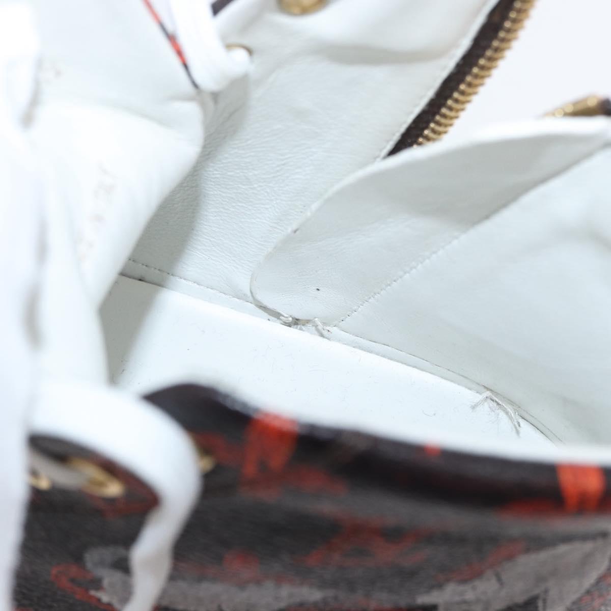 LOUIS VUITTON Catgram Stellar Line Sneakers LV Auth 176071M