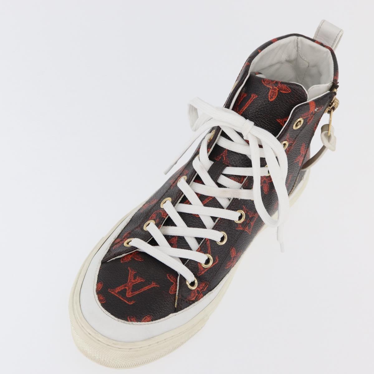 LOUIS VUITTON Catgram Stellar Line Sneakers LV Auth 176071M