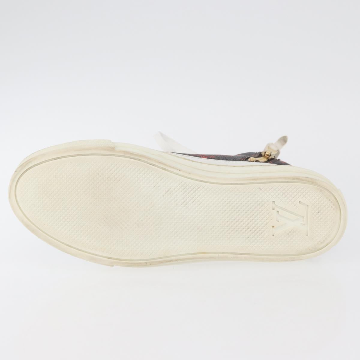 LOUIS VUITTON Catgram Stellar Line Sneakers LV Auth 176071M
