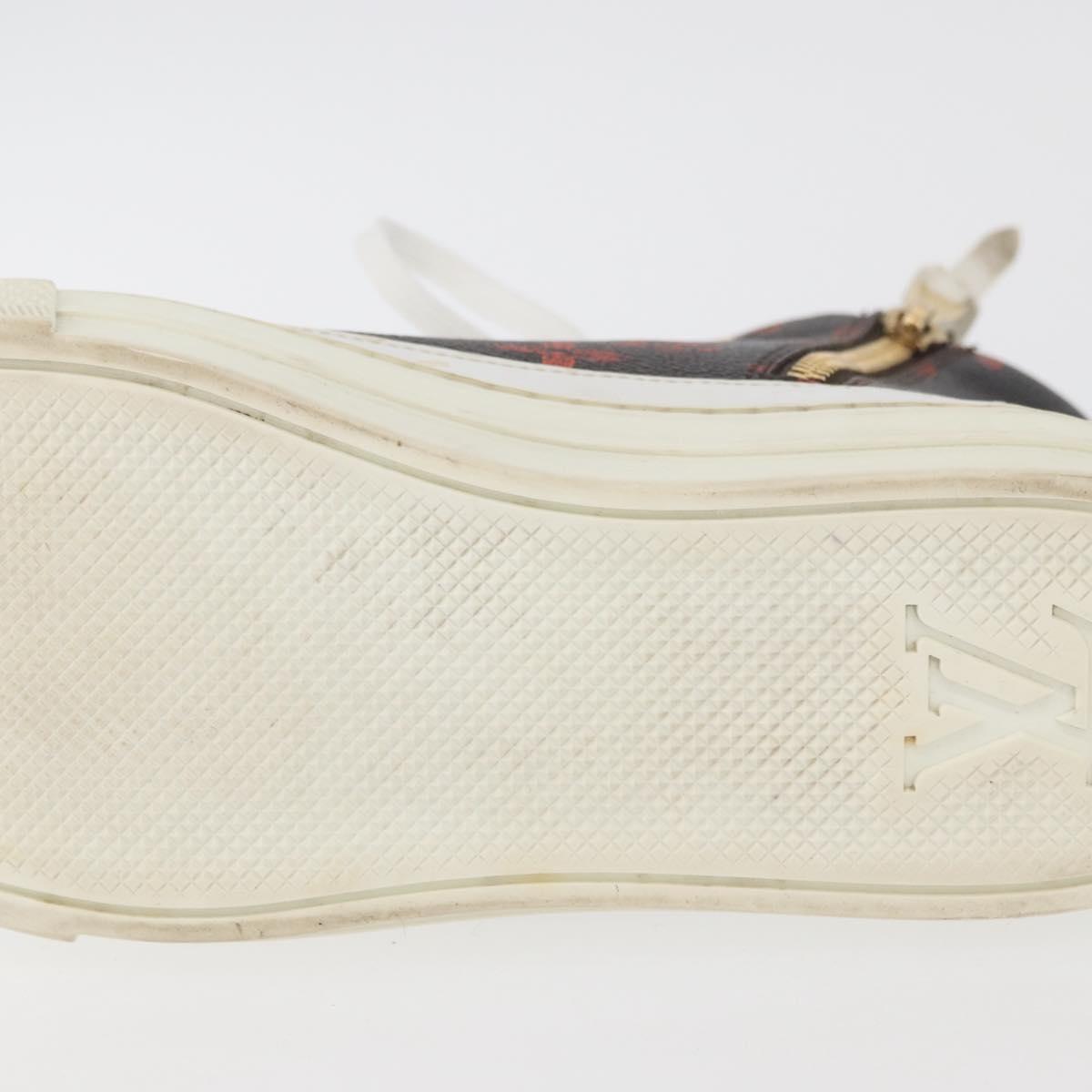 LOUIS VUITTON Catgram Stellar Line Sneakers LV Auth 176071M