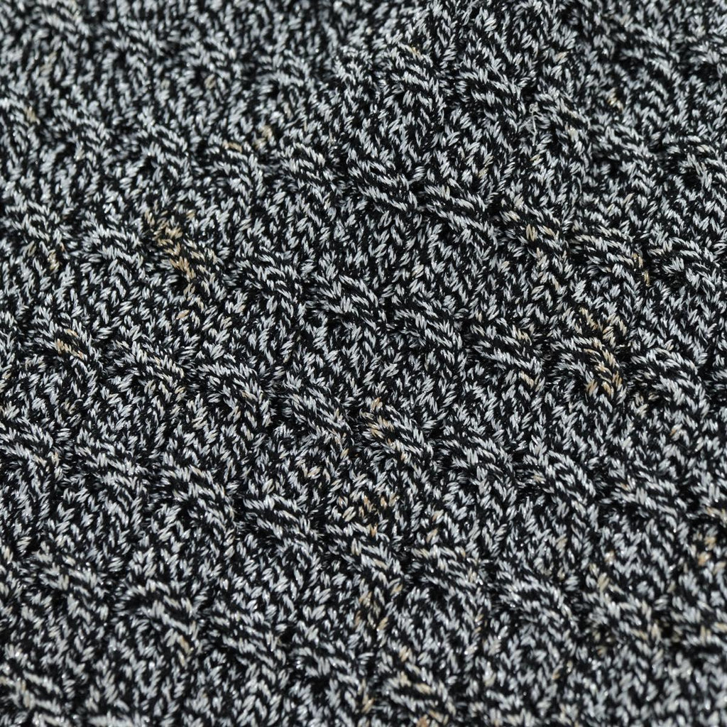 CHANEL Skirt Tweed Gray CC Auth 179163A