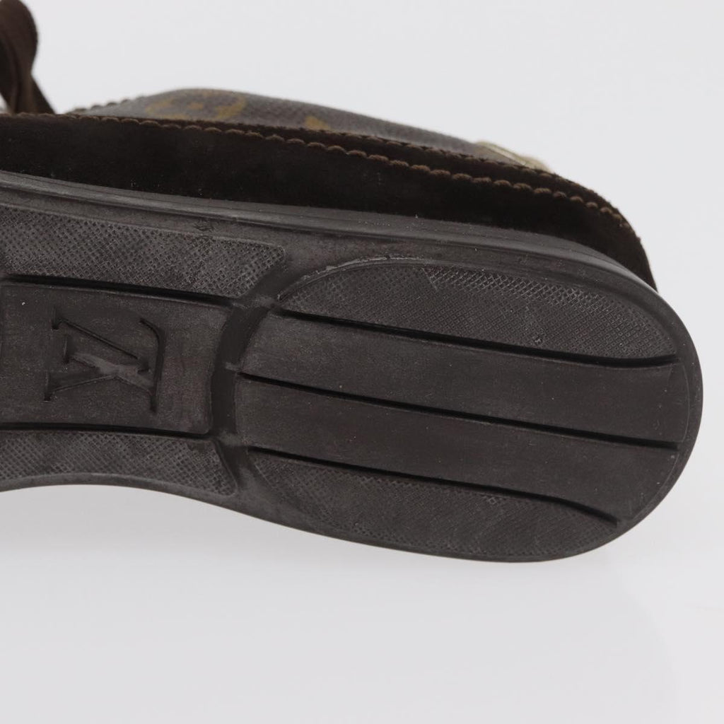 LOUIS VUITTON Monogram Loafers LV Auth 179327A