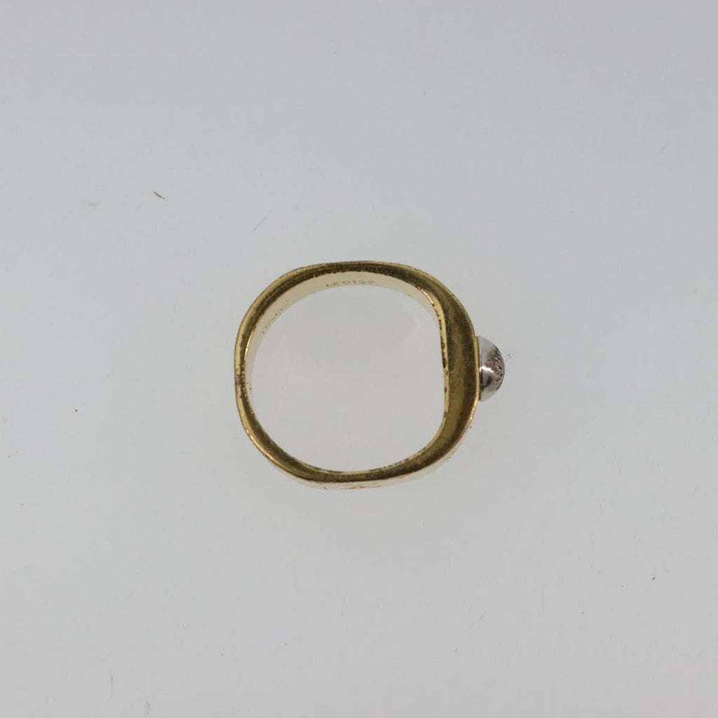 LOUIS VUITTON Berg Nanogram Ring metal Gold M00210 LV Auth 182944A