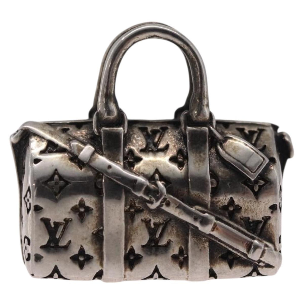 LOUIS VUITTON Keepall Collier LV Keepall Necklace metal M00914 LV Auth 184266