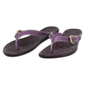 LOUIS VUITTON Monogram Sandals Purple LV Auth 186233M