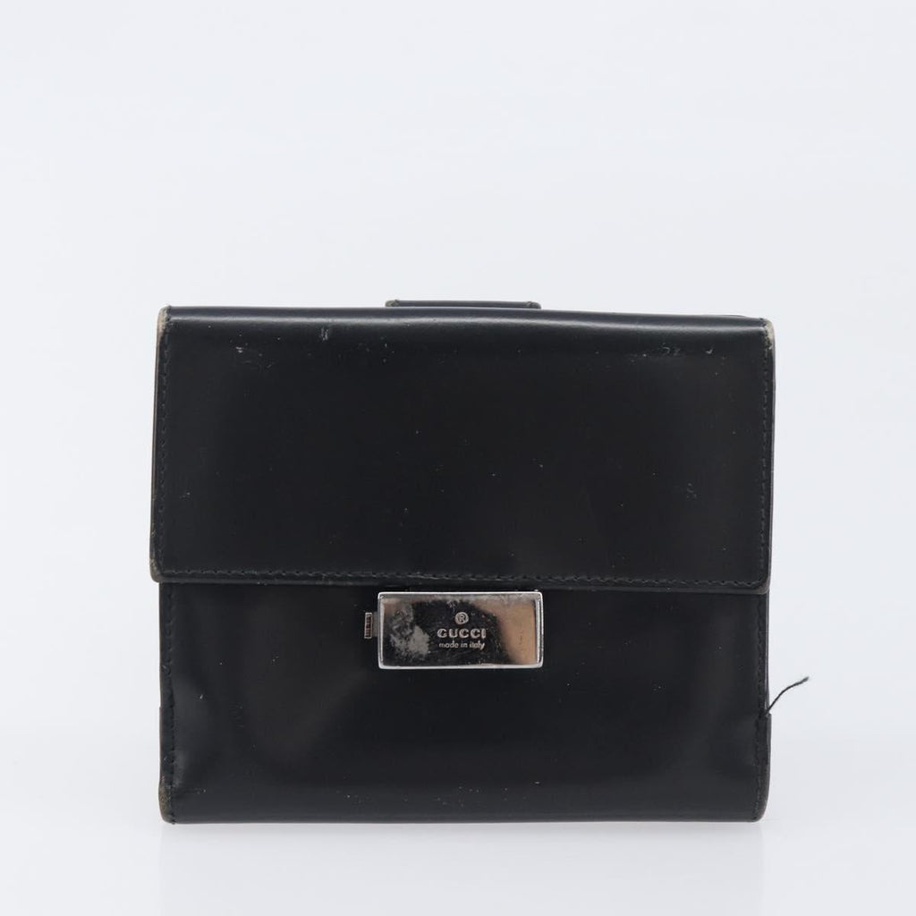 GUCCI GG Canvas Wallet PVC Leather 5 Set Beige Brown black Auth 190013