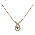 Christian Dior Necklace metal Gold Tone Auth 193470