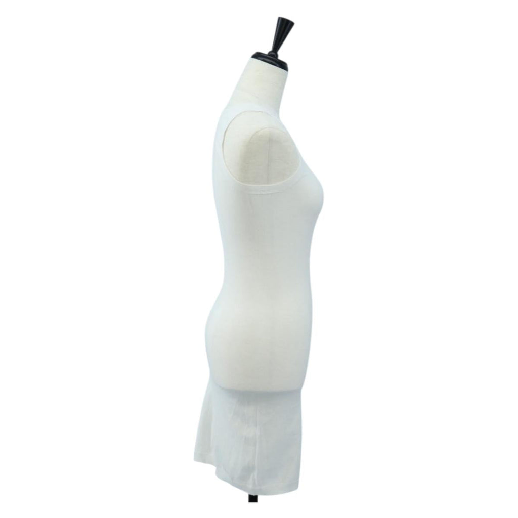 FENDI Zucca Canvas One Piece Shirt White Auth 193726M