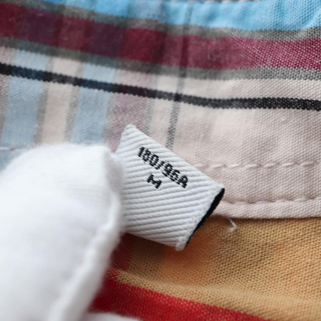 BURBERRY Nova Check Shirt cotton Beige Auth 195117M