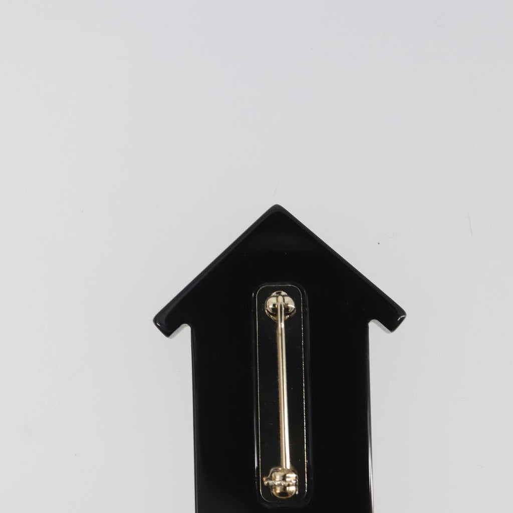 CHANEL Brooch plastic Blue CC Auth 195313M