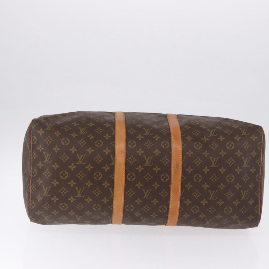 LOUIS VUITTON Monogram Keepall 55 Boston Bag M41424 LV Auth 196429