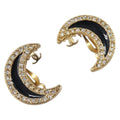 CHANEL Earring metal Gold Tone CC Auth 203053V