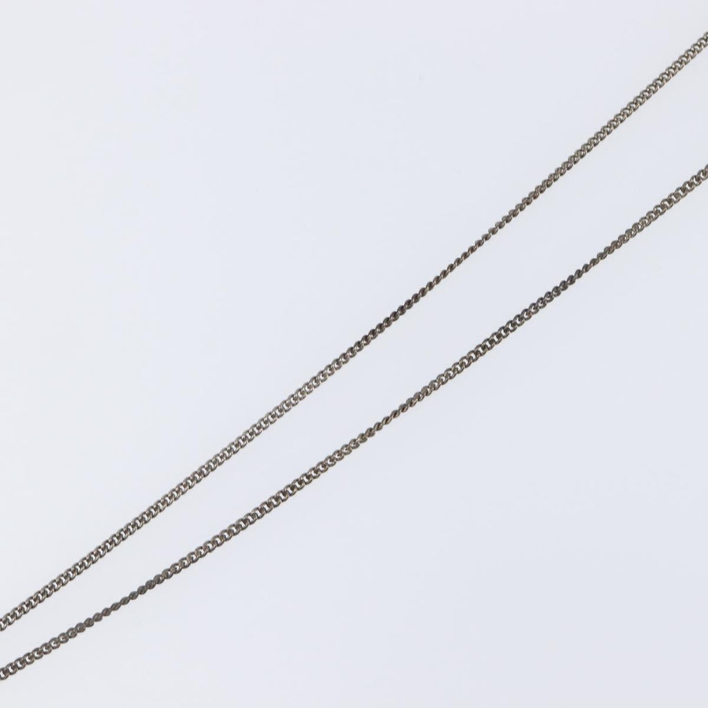 CHANEL Necklace Metal Pink CC Auth 203054