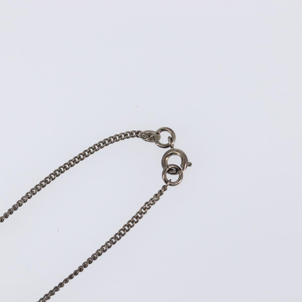 CHANEL Necklace Metal Pink CC Auth 203054