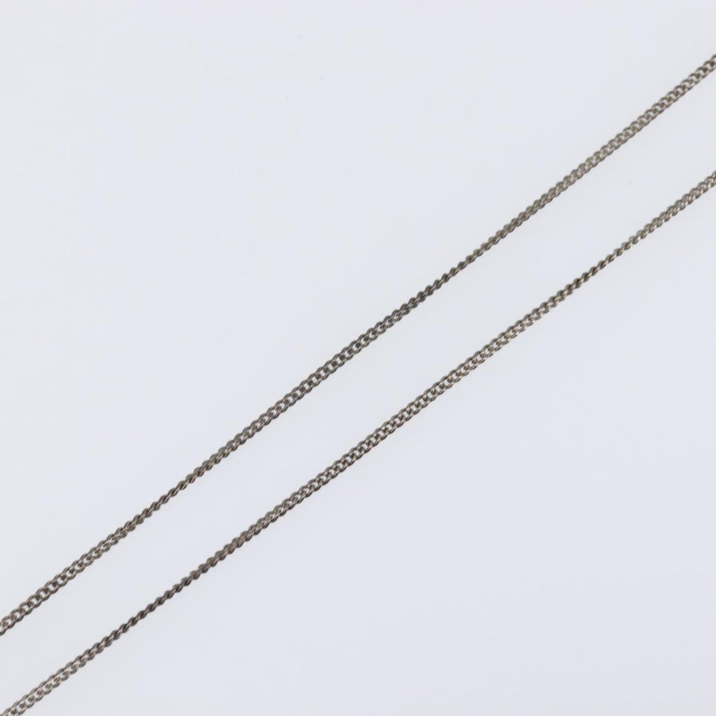 CHANEL Necklace Metal Pink CC Auth 203054