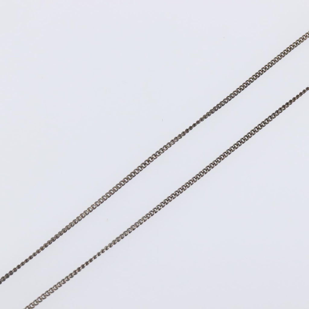CHANEL Necklace Metal Pink CC Auth 203054