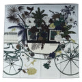 HERMES Carre 90 Scarf Silk Green Auth 203817M