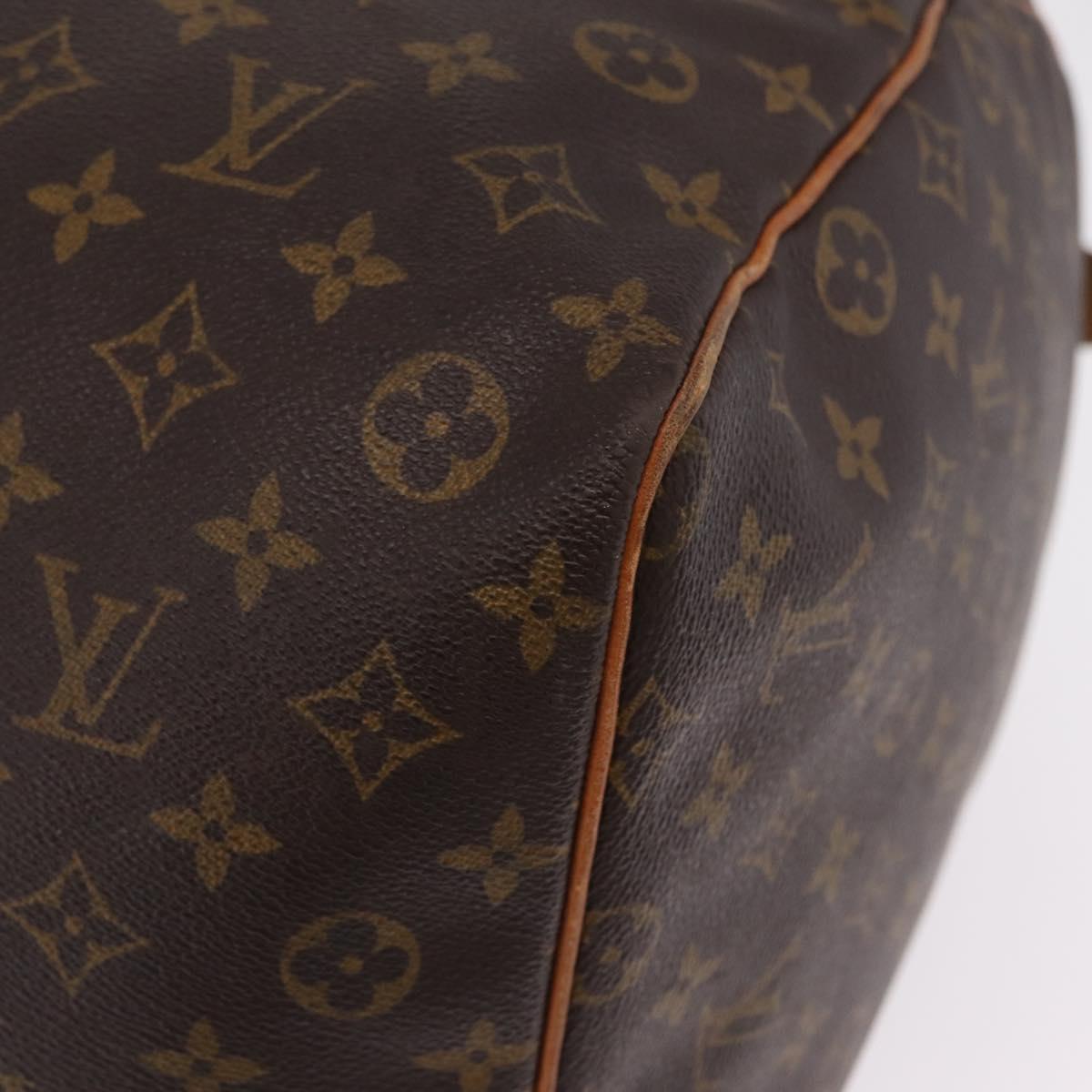LOUIS VUITTON Monogram Keepall 60 Boston Bag M41422 LV Auth 205364V