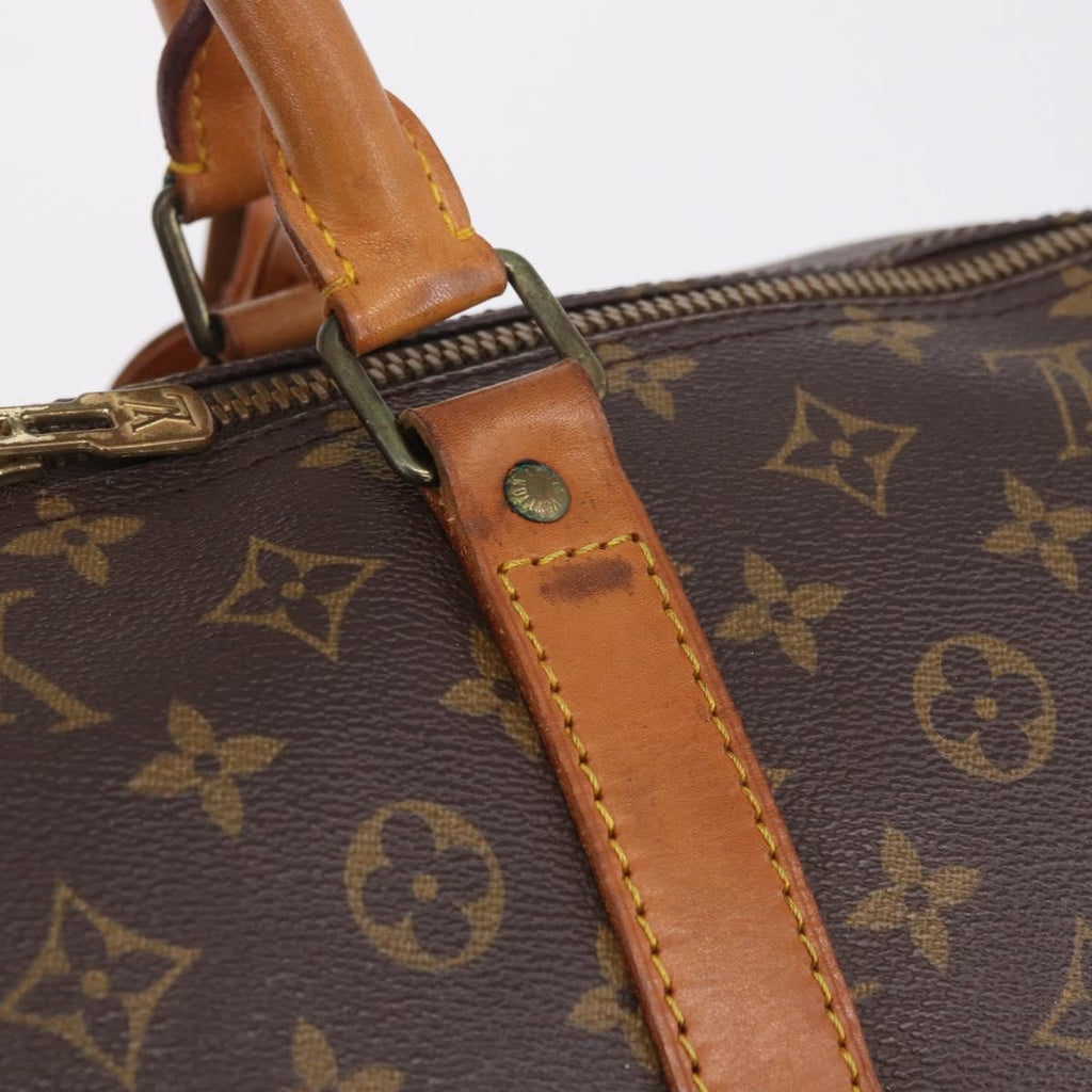 LOUIS VUITTON Monogram Keepall 60 Boston Bag M41422 LV Auth 205364V