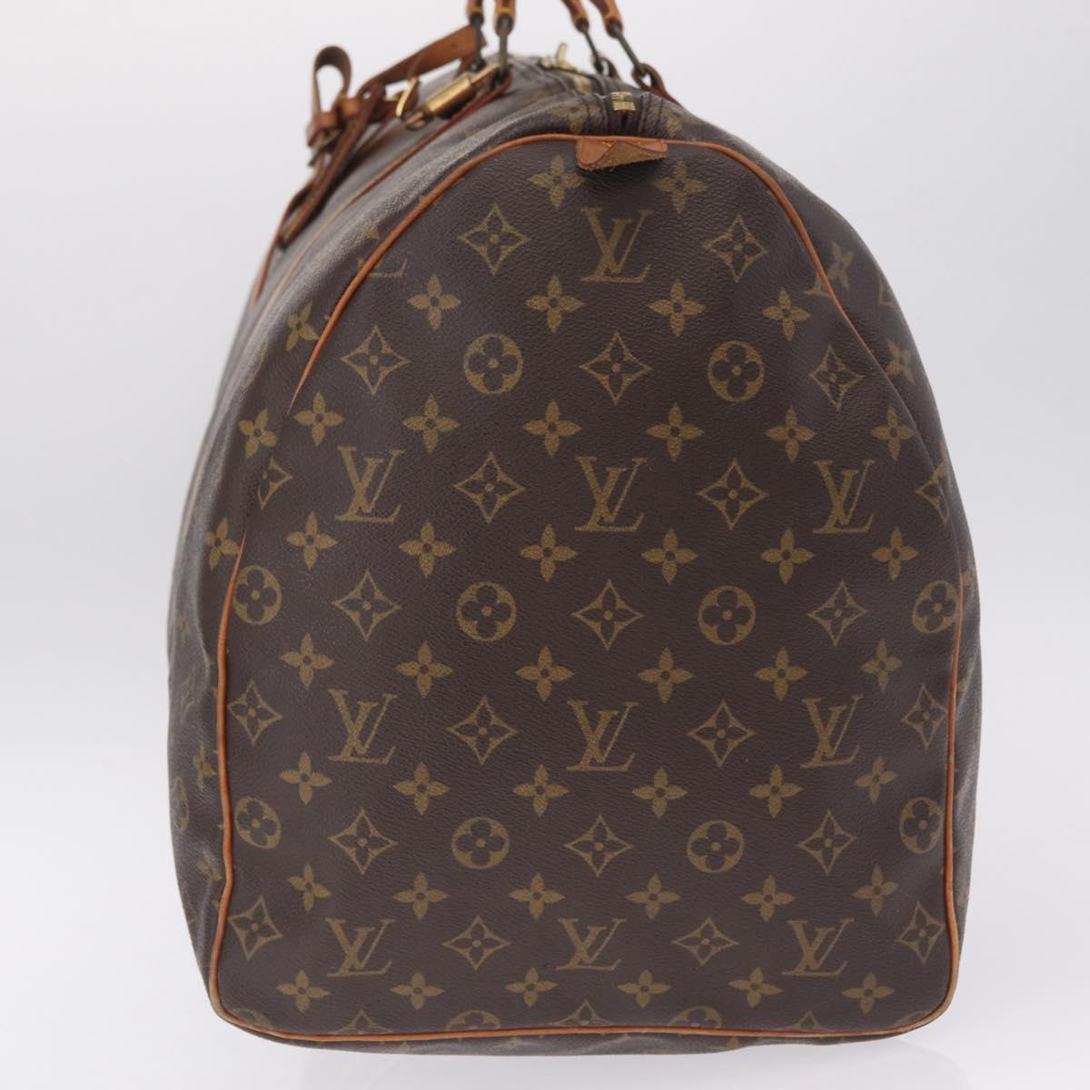LOUIS VUITTON Monogram Keepall 60 Boston Bag M41422 LV Auth 205364V