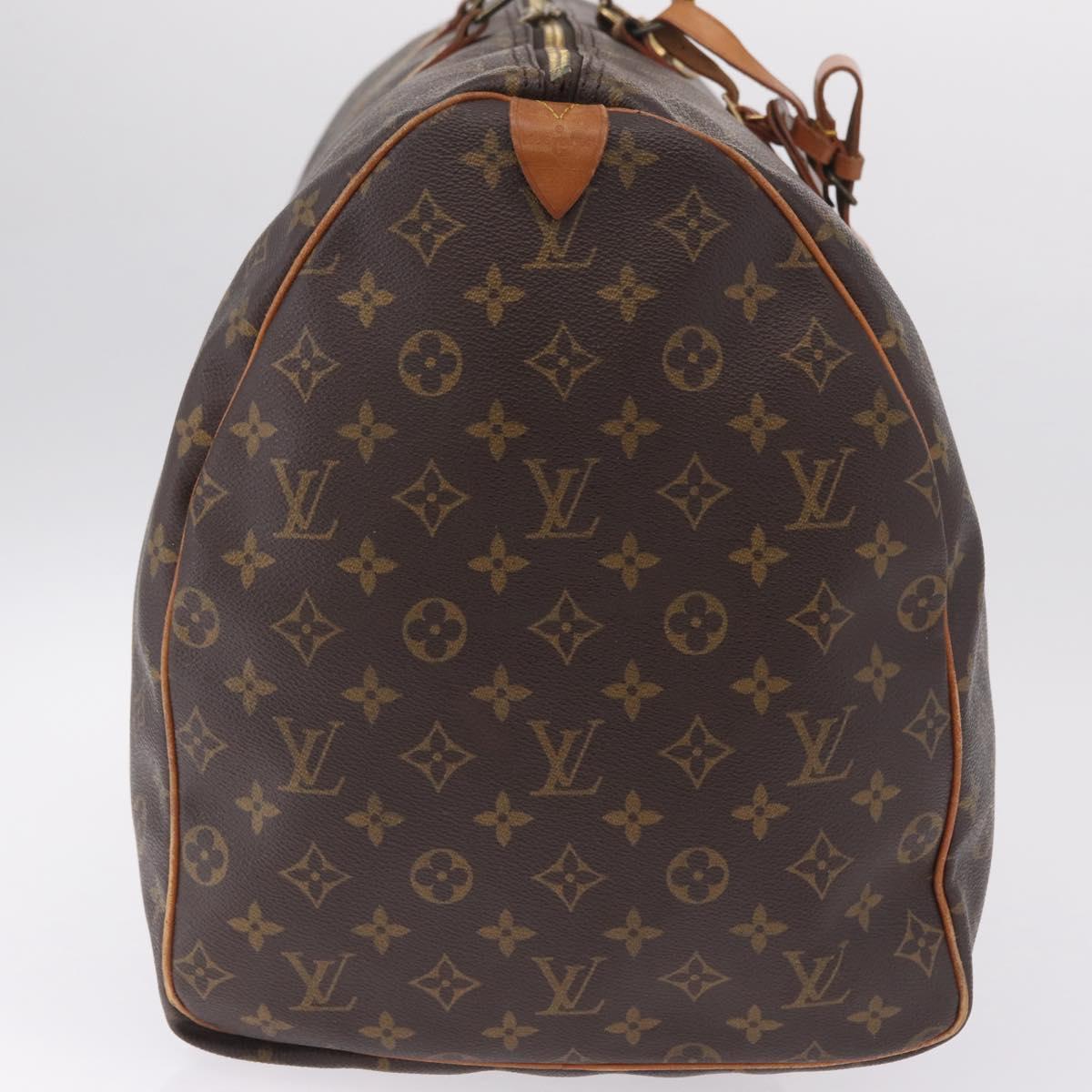 LOUIS VUITTON Monogram Keepall 60 Boston Bag M41422 LV Auth 205364V