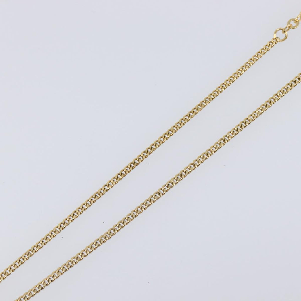 Christian Dior Necklace metal Gold Auth 205462