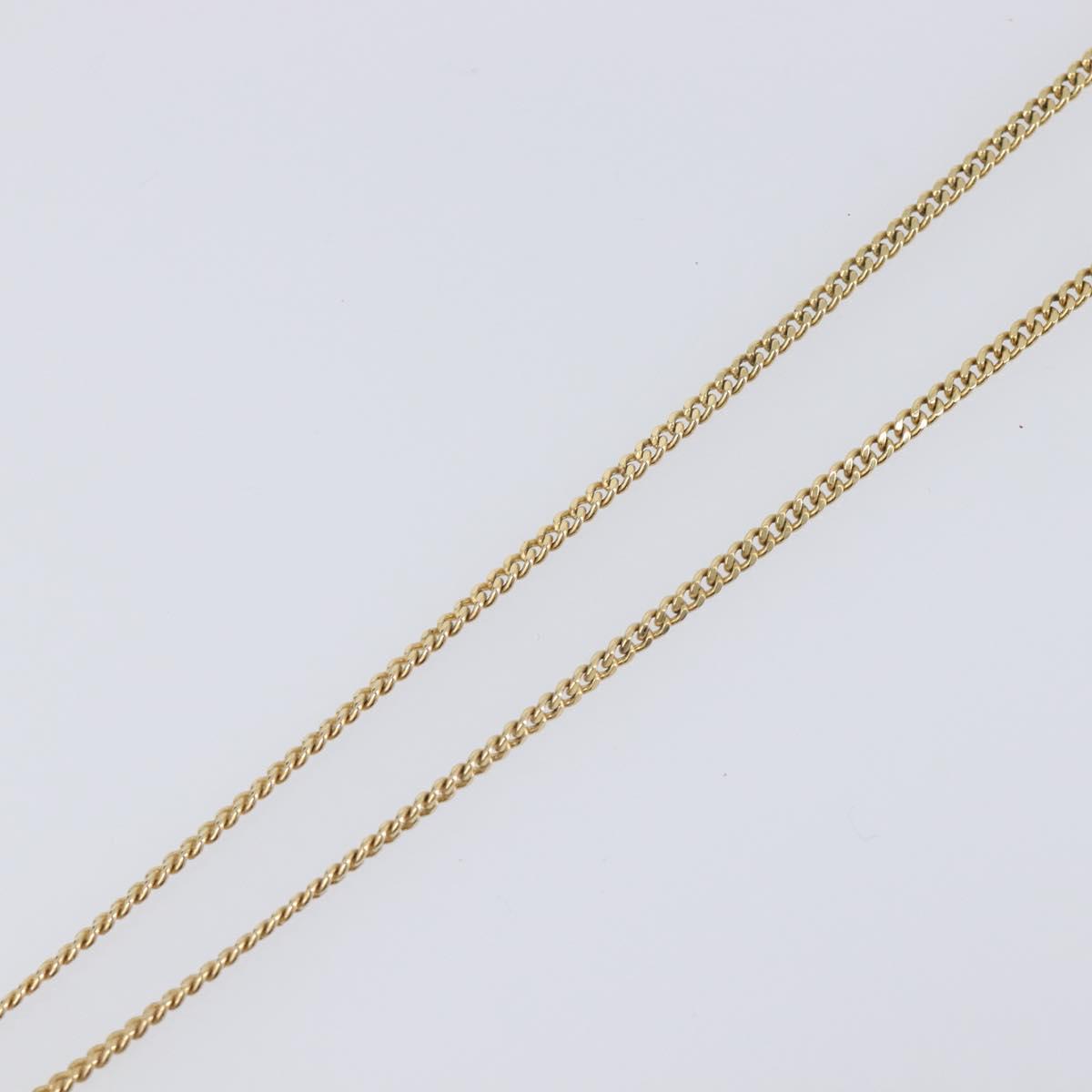 Christian Dior Necklace metal Gold Auth 205462