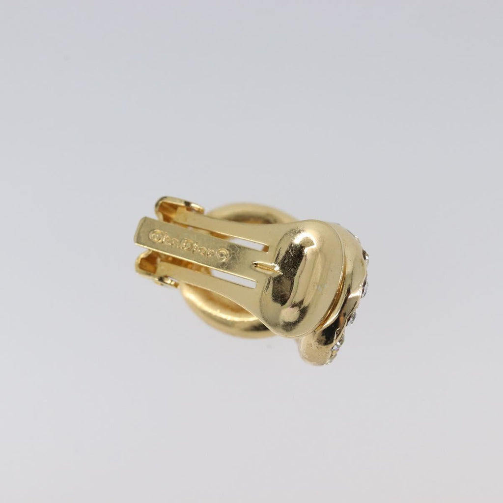 Christian Dior Earring metal Gold Auth 205473M