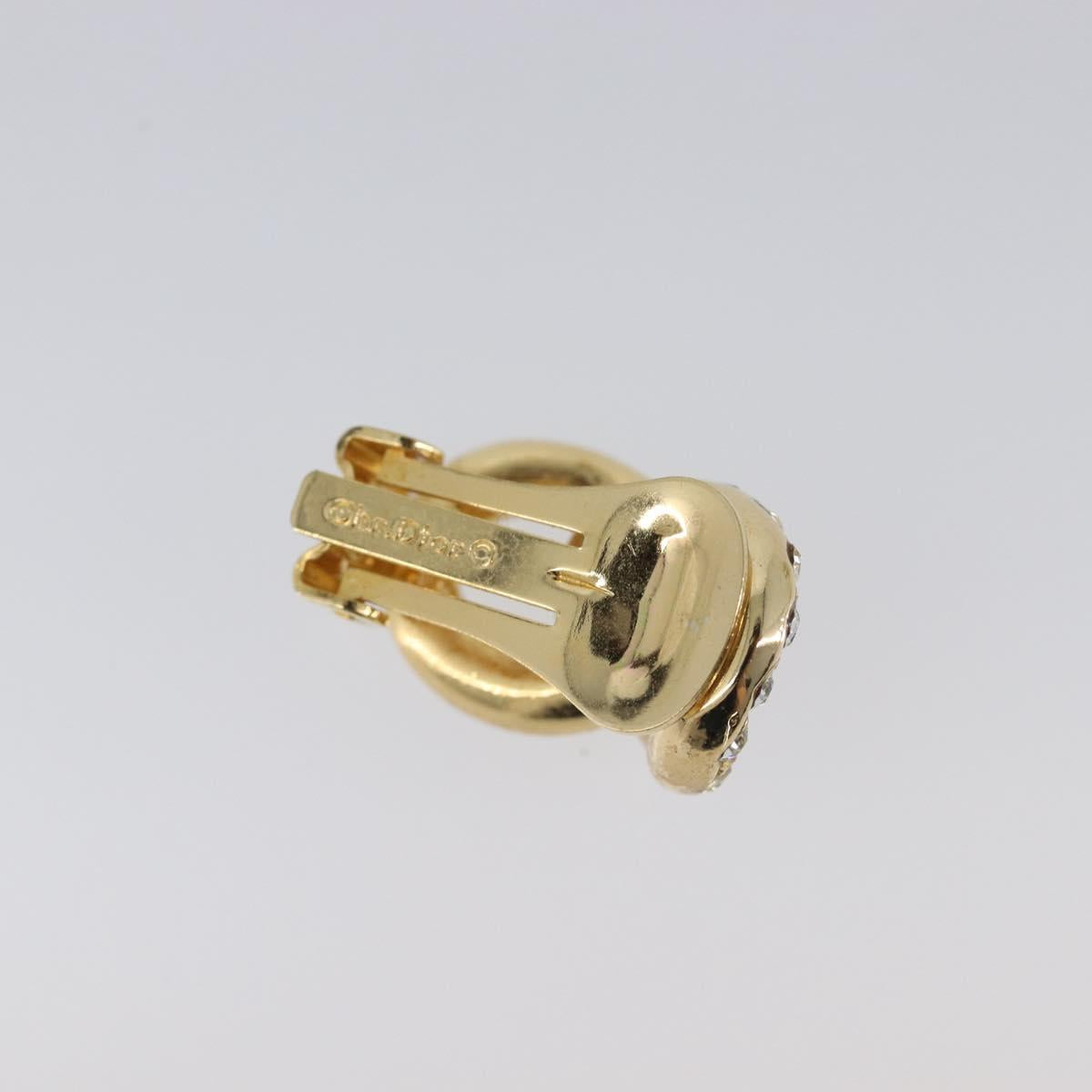 Christian Dior Earring metal Gold Auth 205473M