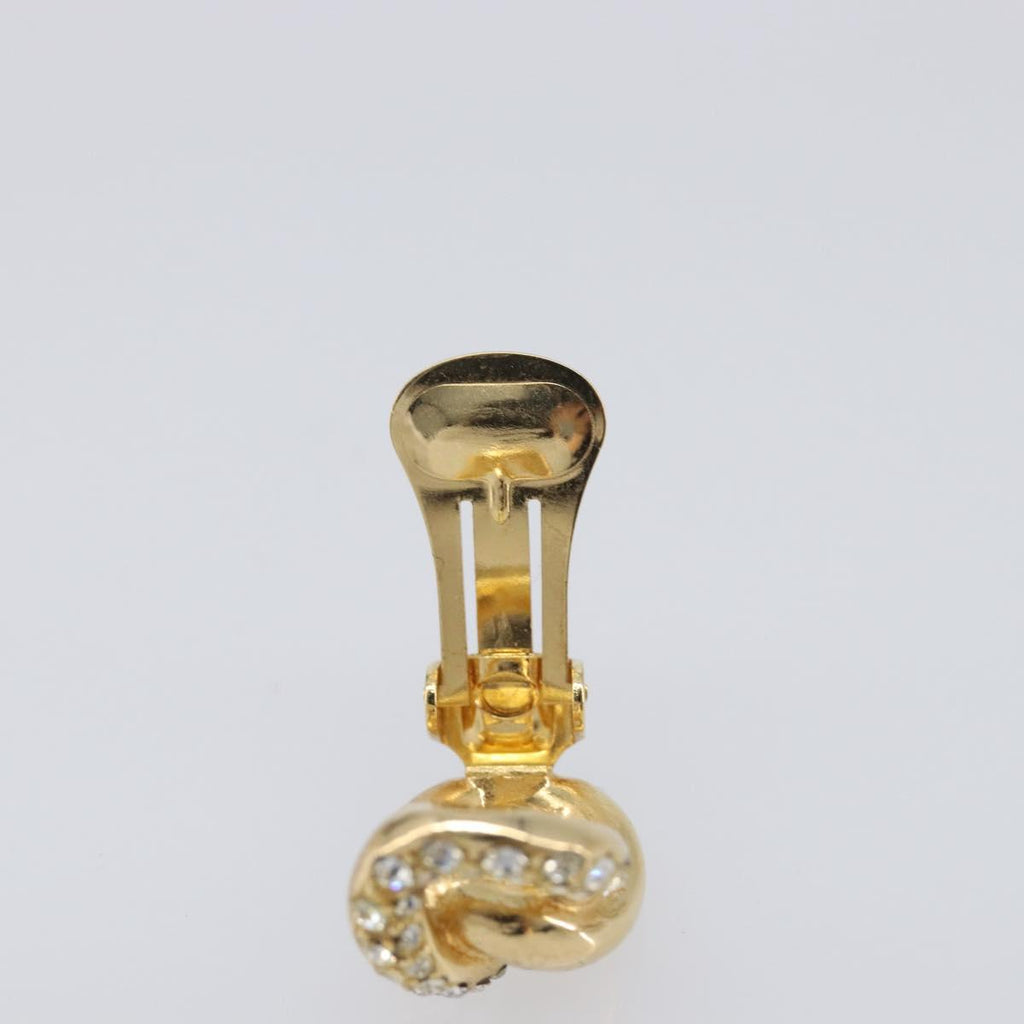 Christian Dior Earring metal Gold Auth 205473M