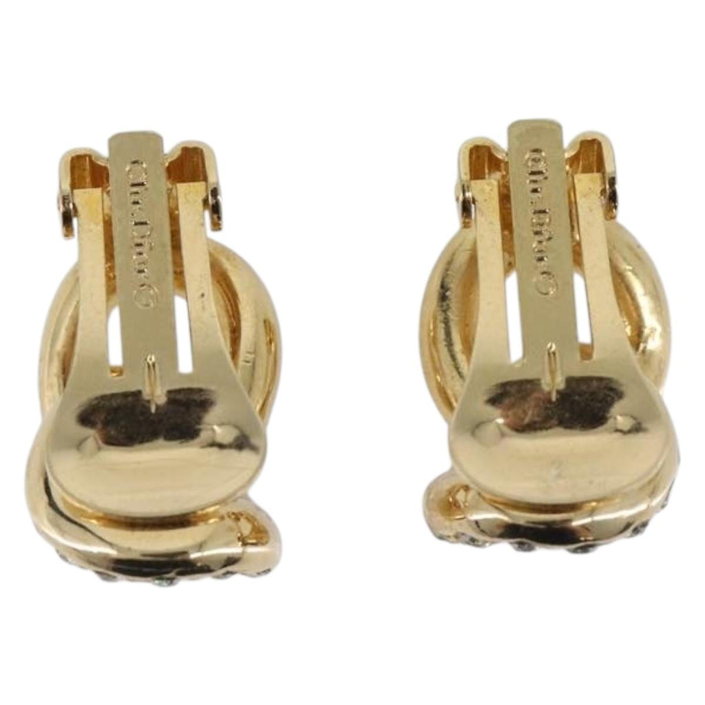 Christian Dior Earring metal Gold Auth 205473M
