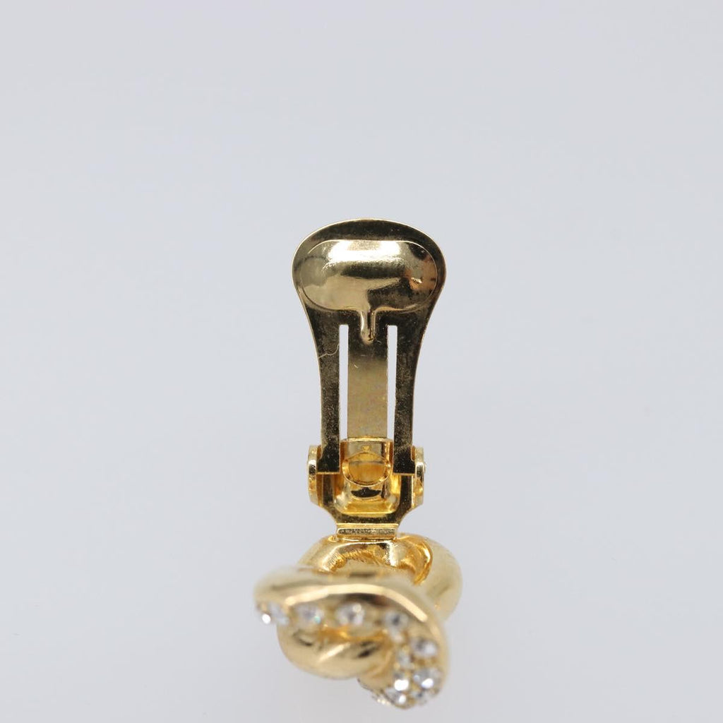 Christian Dior Earring metal Gold Auth 205473M