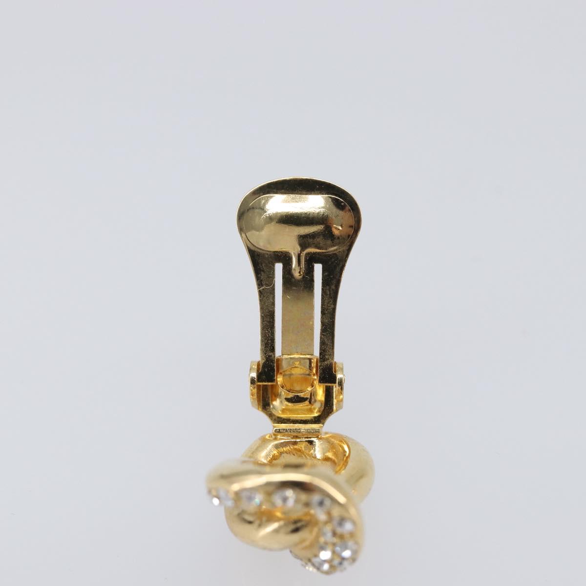Christian Dior Earring metal Gold Auth 205473M