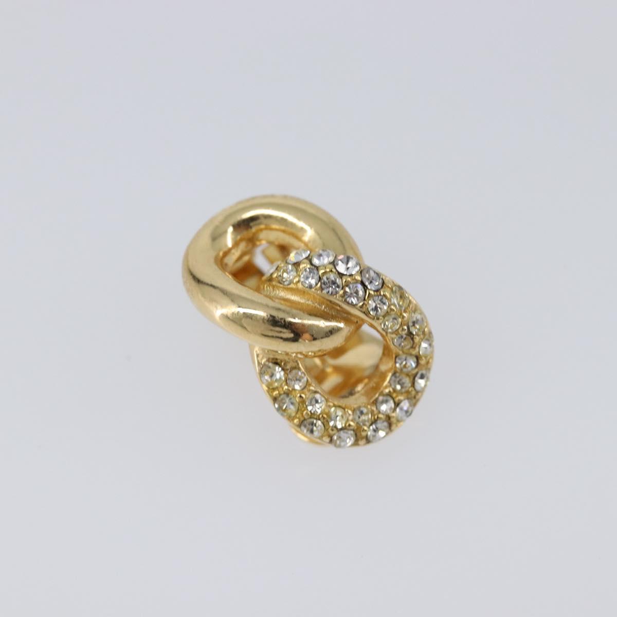 Christian Dior Earring metal Gold Auth 205473M