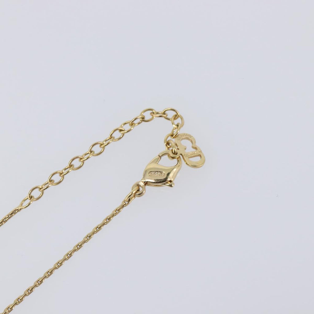 Christian Dior Necklace metal Gold Auth 205485