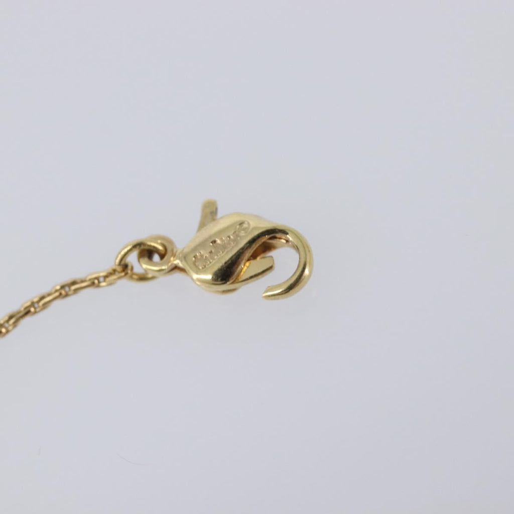 Christian Dior Necklace metal Gold Auth 205485