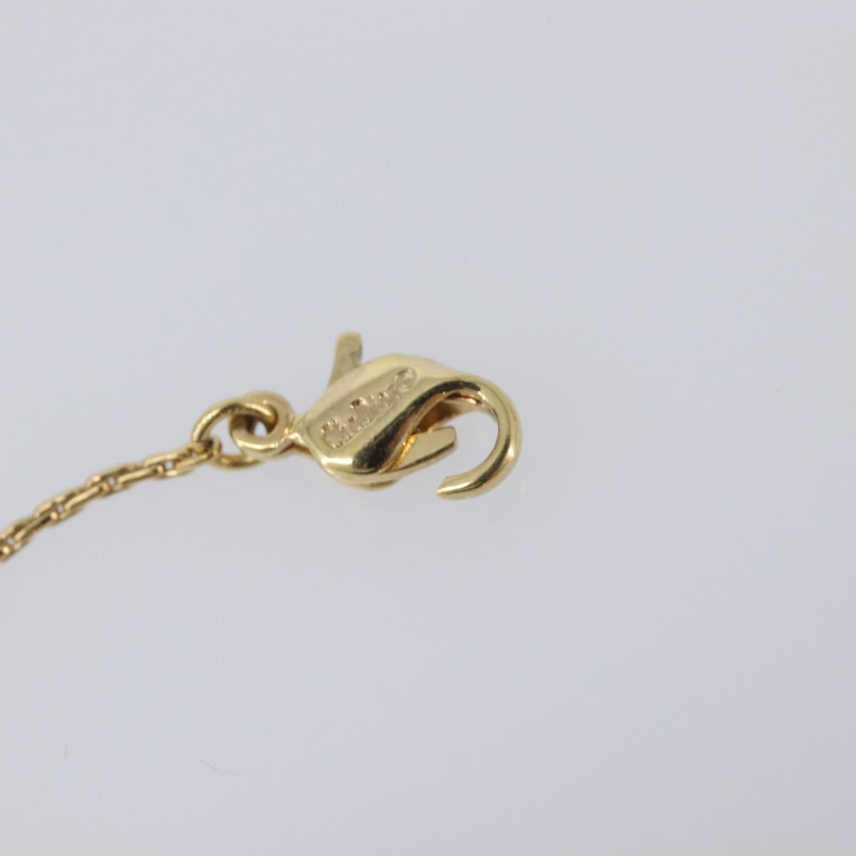 Christian Dior Necklace metal Gold Auth 205485