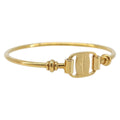 Salvatore Ferragamo Vala Bracelet Metal Gold Tone Auth 206151V
